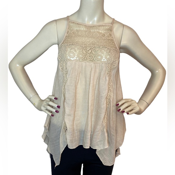 Rebellion• Handkerchief Style Flowy Tank Top• Size Small - Picture 3 of 8